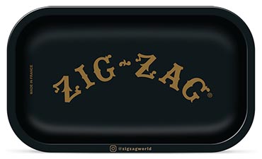 Zig Zag Black Small Rolling Tray