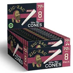 Zig Zag Cones Mini Ultra Thin 8pk