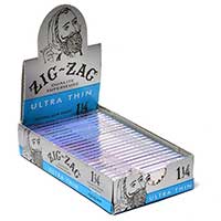 Zig Zag Ultra Thin 1.25 Pre Priced 99c Rolling Papers 24ct Box