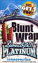 Blunt Wrap Double Platinum Cosmopolitan 25 Packs of 2