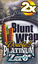 Blunt Wrap Double Platinum Zero 25 Packs of 2