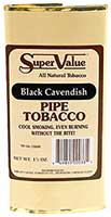 Super Value Black Cavendish Pipe Tobacco 6 Pack