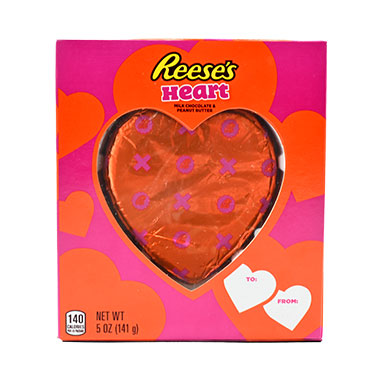 Reeses Milk Chocolate Heart 5oz Box