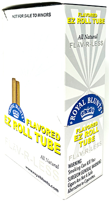Royal Blunts EZ Roll Tube Flav R Less 25ct Box