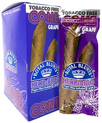 Royal Blunts HEMPaRILLO Cone Grape 10 2pks