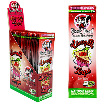 Skunk Brand Hemp Wraps Cherry Pie 25 Packs of 2
