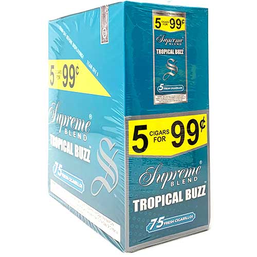 Supreme Blend Cigarillos Tropical Buzz 15ct