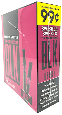 Swisher Sweets BLK Berry Tip Cigarillos