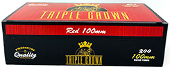 Triple Crown Cigarette Tubes Red 100 200ct