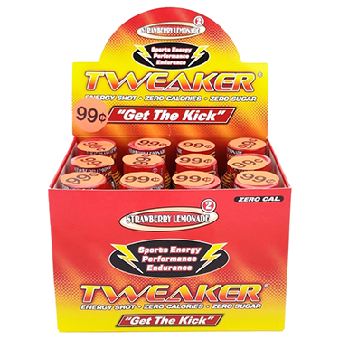 Tweaker Strawberry Lemonade Energy Shots 12ct Box