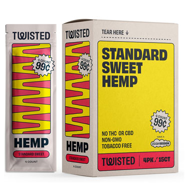 Twisted Hemp Sweet Wraps 15ct