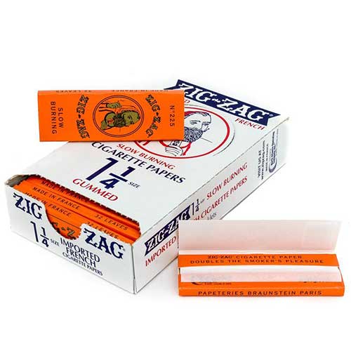 Zig Zag Orange 1.25 Rolling Papers 24ct Box