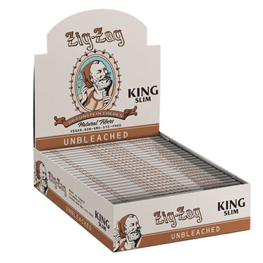 Zig Zag Vintage Unbleach King Size Rolling Papers 24ct Box