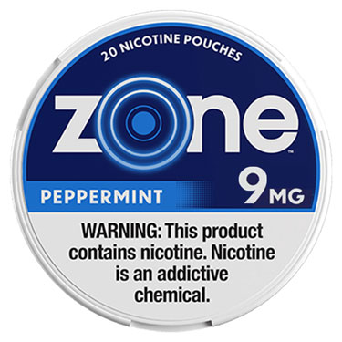 Zone Nicotine Pouches Peppermint 9mg 5ct