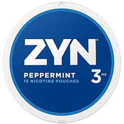 ZYN Nicotine Pouches Peppermint 3mg 5ct