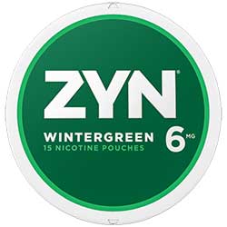 ZYN Nicotine Pouches Wintergreen 6mg 5ct