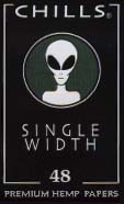 CHILLS ALIEN ROLLING PAPERS SINGLE WIDTH