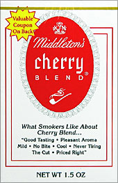 Middletons Cherry Blend Pipe Tobacco 6 1.5oz Packs