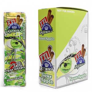 Royal Blunts XXL Cigar Wraps Sour Apple 25 Packs of 2