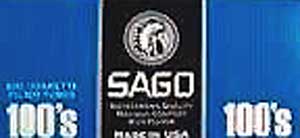 Sago Cigarette Tubes Light 100 200ct Box