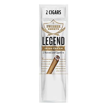 Swisher Sweets Legend Cigarillos Irish Cream 15 Packs of 2